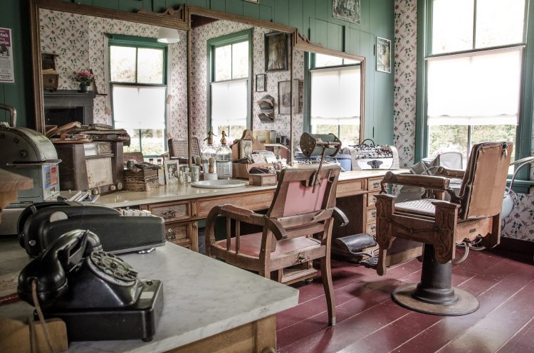 Salon de coiffure vintage